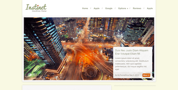 Instinct 1.1.2 – Elegant Blog WordPress Theme