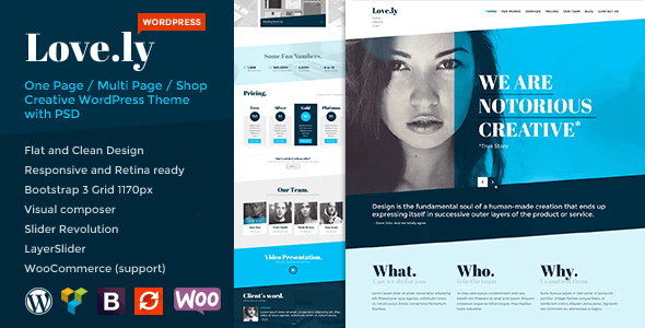 Love.ly 2.1 – Simple & Elegant WordPress theme