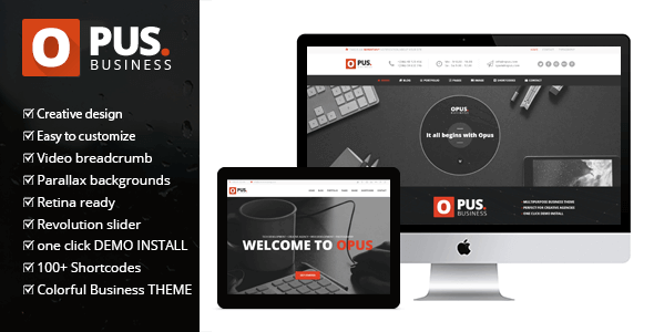 Opus 1.7 – Multipurpose Business WordPress Theme