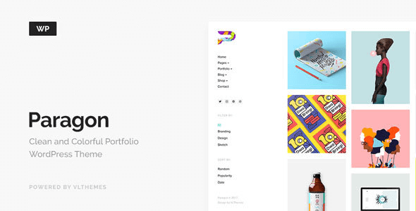 Paragon 1.6 – Colorful Portfolio for Freelancers & Agencies