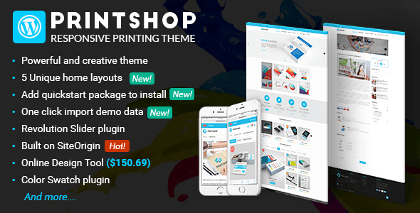 Printshop 4.6.0 – WordPress Responsive Printing Theme