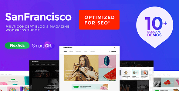 SanFrancisco 1.3.3 – MultiConcept Blog & Magazine WordPress Theme