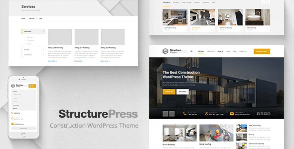 StructurePress 1.11.1 – Construction Building WP Theme