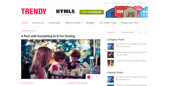 Trendy 1.2.1 – Multicolumn & Clean Magazine Theme