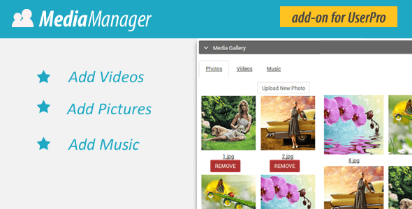 UserPro Media Manager 3.8