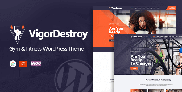 Vigor 1.3 – WordPress Fitness Theme for Fitness Clubs