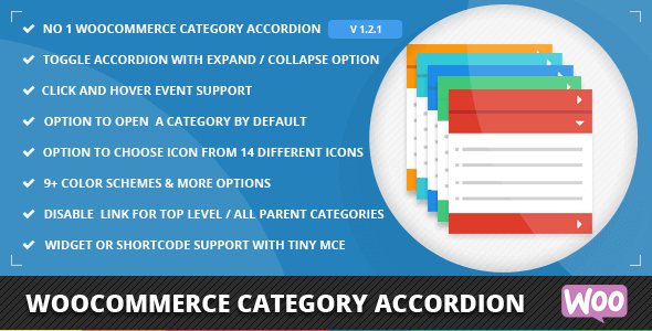 WooCommerce Category Accordion 2.0