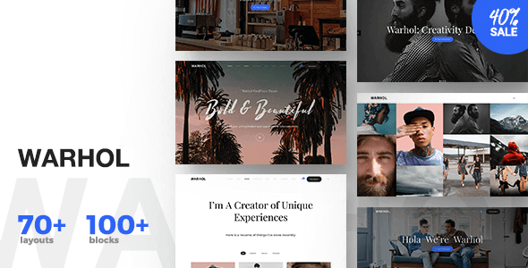 Warhol 1.0.21 – Responsive Multipurpose WordPress Theme for Creatives