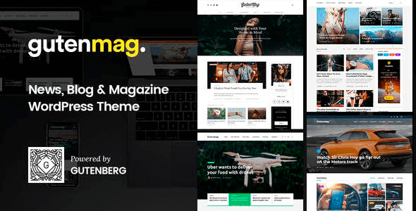 GutenMag 1.1.6 – Gutenberg WordPress Theme for Magazine and Blog