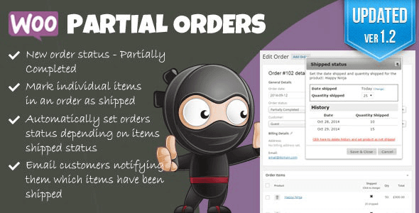 WooCommerce Partial Orders 1.9.3