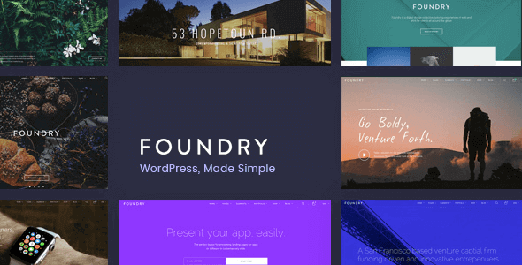 Foundry 2.1.9 – Multipurpose, Multi-Concept WP Theme