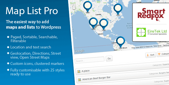 Map List Pro 3.13.1 – Google Maps & Location directories