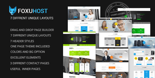 FoxuhHost 1.4 – Shop Corporate & Web Hosting WordPress Theme + WHMCS