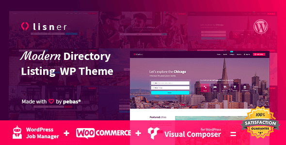 Lisner 1.3.1 – Modern Directory Listing WordPress Theme