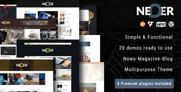 Neder 1.0 – WordPress News Magazine and Blog Theme