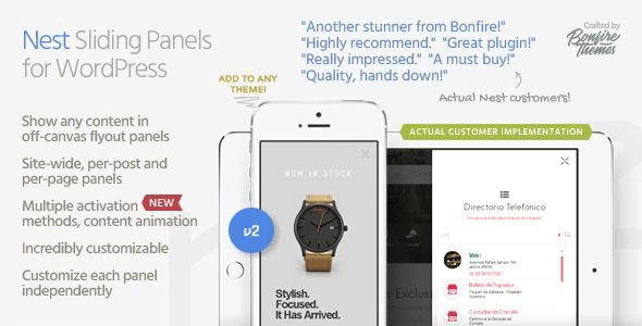 Nest 2.2 – Flyout Sliding Panels for WordPress