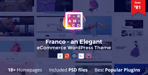 Franco 1.3.6 – Elegant WooCommerce WordPress Theme