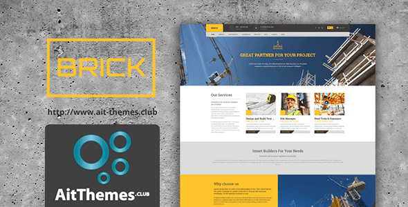 AIT Brick 2.0.7 – Theme for Builders