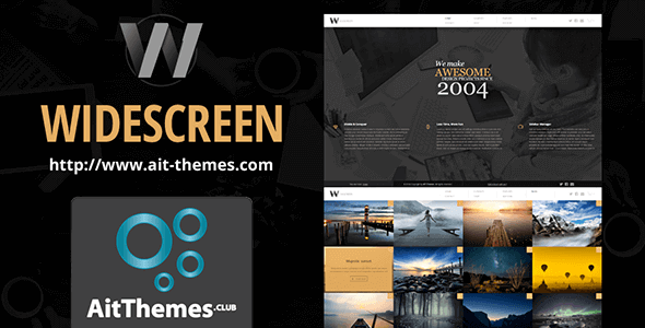 AIT Widescreen 2.0.7 – Unique Portfolio & Online Store