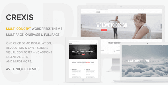 Crexis 3.4.3 – Responsive Multi-Purpose WordPress Theme