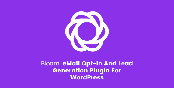 Bloom 1.3.12 – eMail Opt-In And Lead Generation Plugin For WordPress