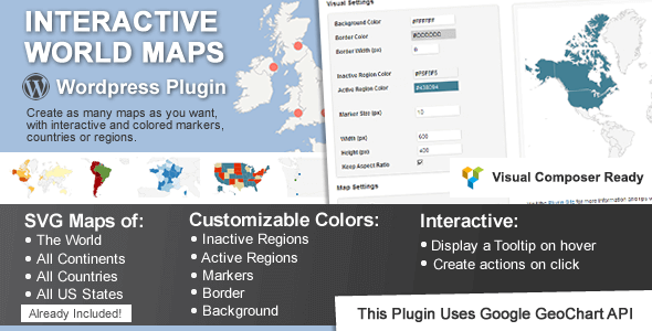 Interactive World Maps 2.4.9 – The Responsive Interactive Maps Plugin