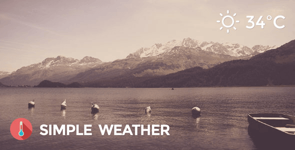 Simple Weather Plugin 4.4.3 – Weather WordPress Shortcode & Widget