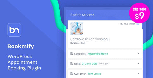 Bookmify 1.4.9 – Appointment Booking WordPress Plugin