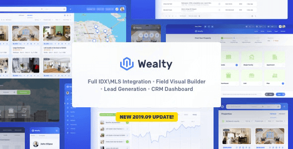 Wealty 3.1 – Multipurpose Real Estate WordPress Theme