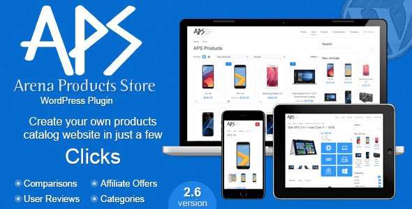 Arena Products Store 2.7.2 – WordPress Plugin