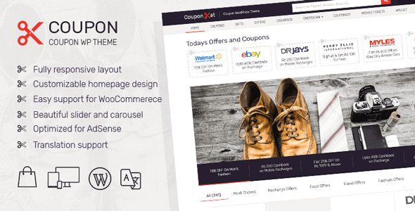Coupon 2.2.3 – WordPress Coupon Theme