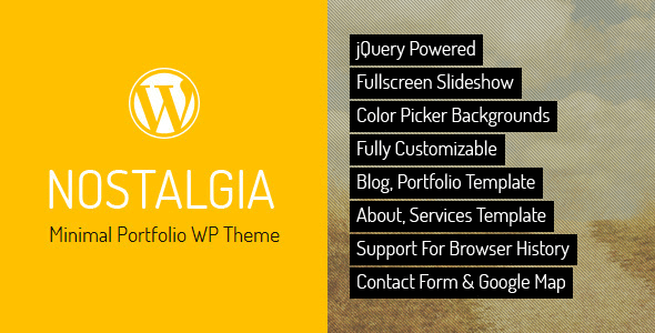 Nostalgia 7.7 – Portfolio WordPress Theme