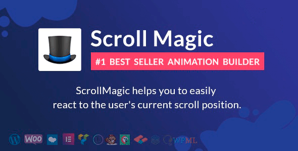 Scroll Magic WordPress 4.2.5 – Scrolling Animation Builder Plugin