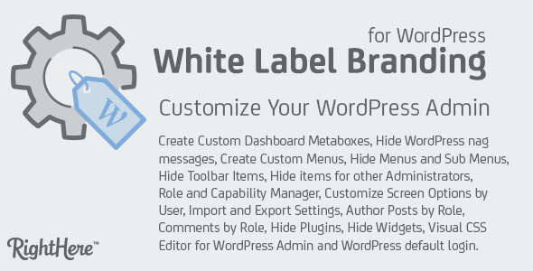 White Label Branding for WordPress 4.2.8.98287