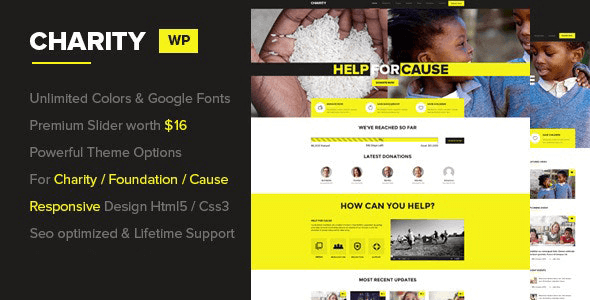 Charity 1.2.5 – Charity WordPress Theme