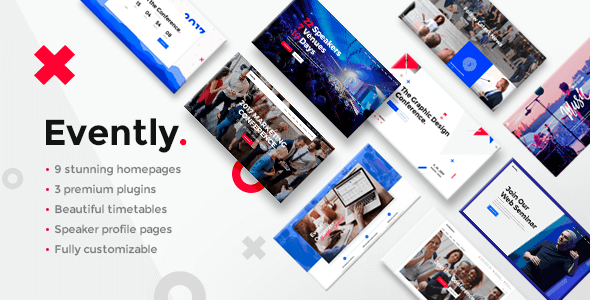 Evently 1.9 – Multi-Concept Event and Conference Theme