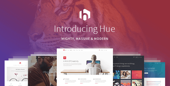 Hue 2.0 – A Mighty Massive & Modern All-Encompassing Multipurpose Theme