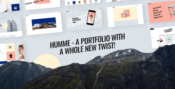 Humme 1.4.1 NULLED – Design Portfolio Theme