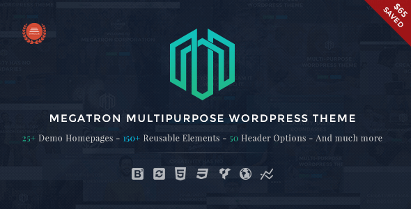 Megatron 3.8 – Responsive MultiPurpose WordPress Theme