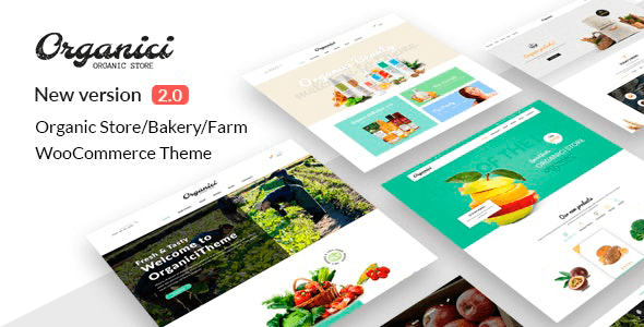 Organici 2.1.0 – Organic Store Bakery WooCommerce Theme