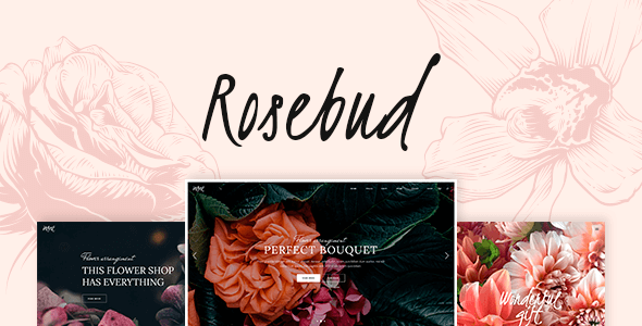 Rosebud 1.5 – Flower Shop and Florist WordPress Theme