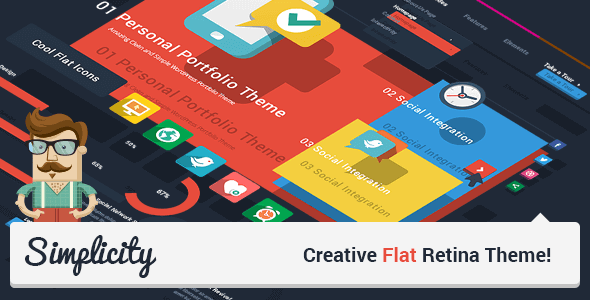 Simplicity 2.1 – Creative Flat Retina Theme