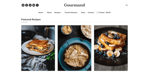 WPZOOM Gourmand 1.0.10