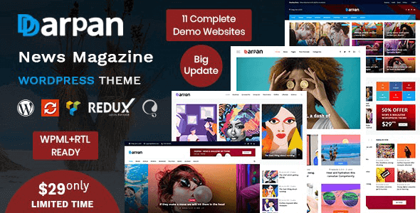 Darpan 3.1 – News Magazine WordPress Theme