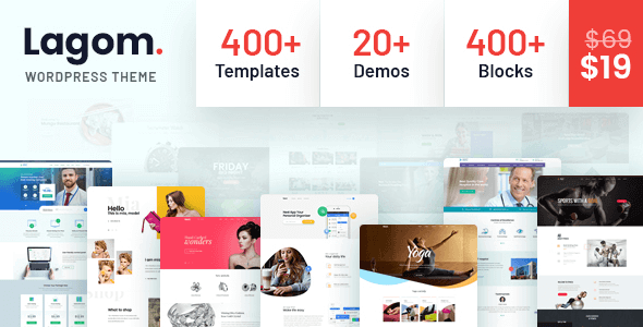 Lagom 2.0 – Multi Concept MultiPurpose WordPress Theme