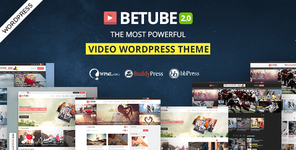 Betube 3.0.7 – Video WordPress Theme