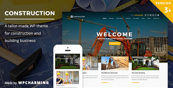 Construction 3.6 – WP Construction Building Business