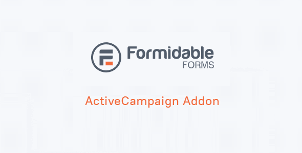 Formidable ActiveCampaign Addon 1.08