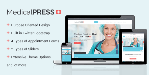 MedicalPress 3.5.1 – Health and Medical WordPress Theme