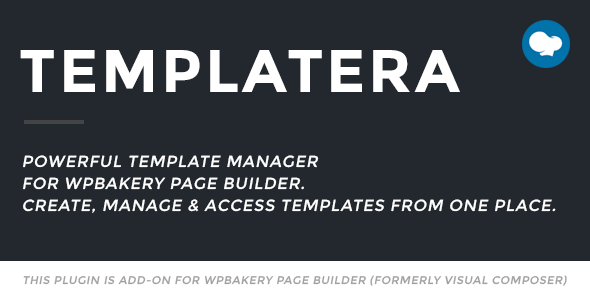 Templatera 2.0.5 – Template Manager for Visual Composer